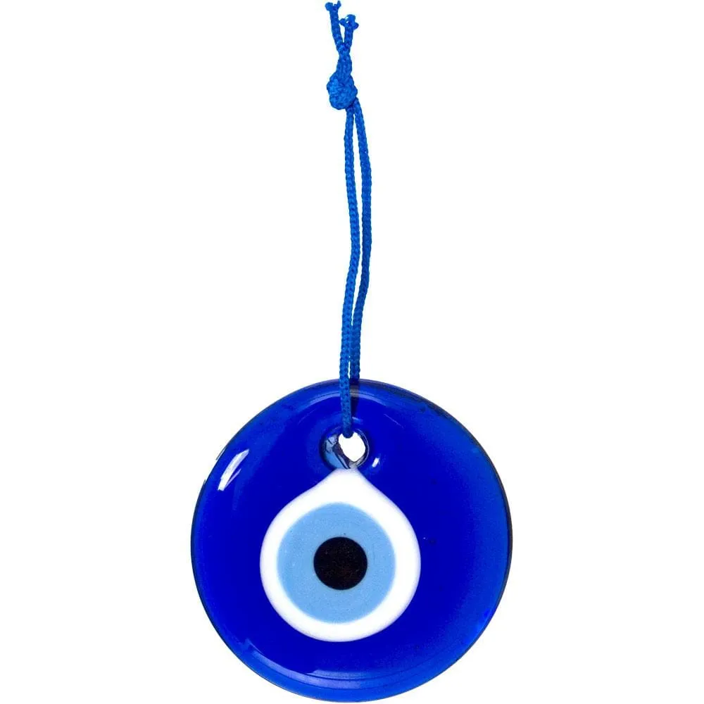 1.5" Evil Eye Talisman - Round Glass