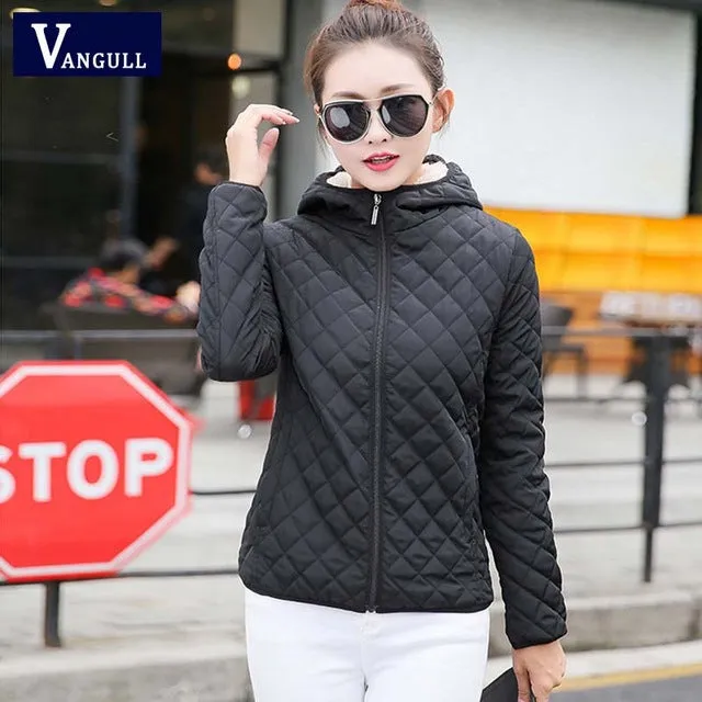 2018 new winter woman lady sweet new year soft casual solid multicolor all match fashion light warm coat outwear parkas woman