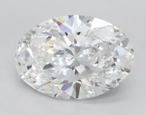 3.01 Carat Oval Lab Grown Diamond