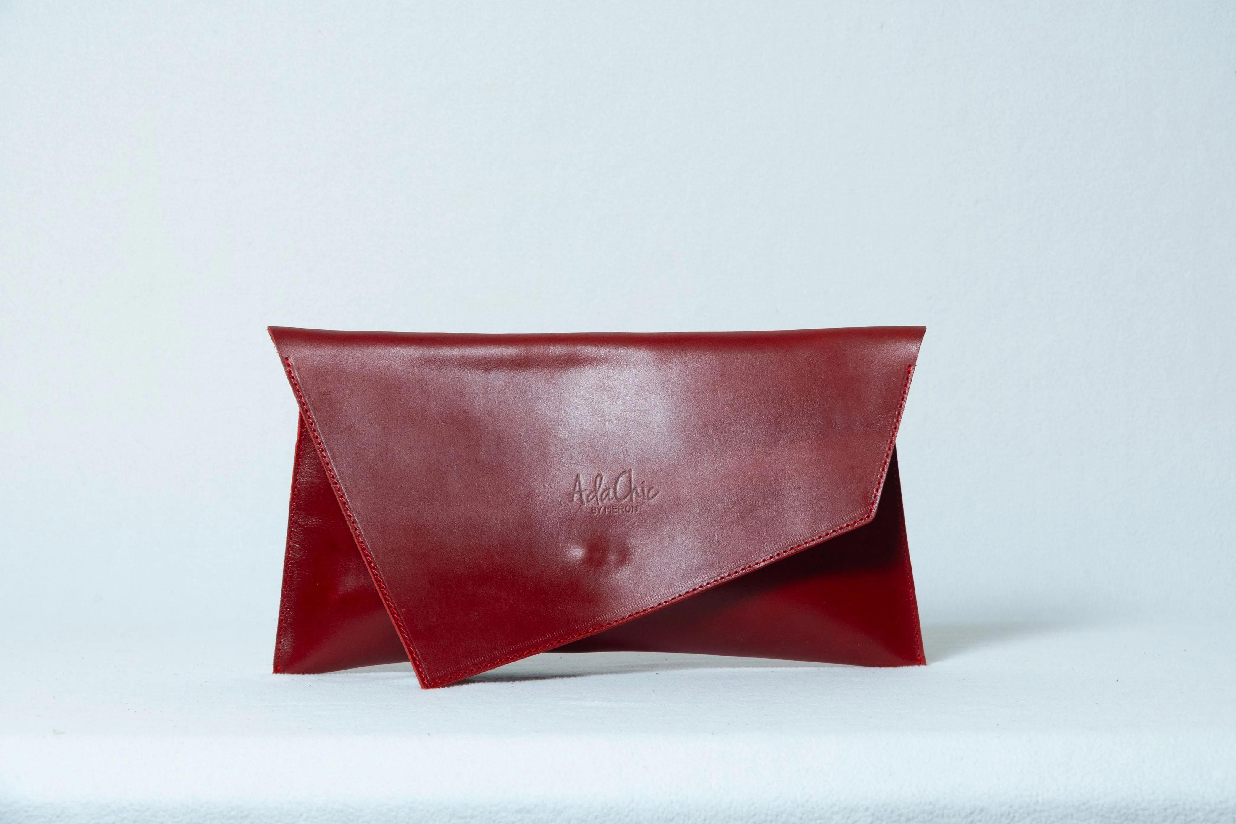 Ada Angle Sustainable Leather Clutch