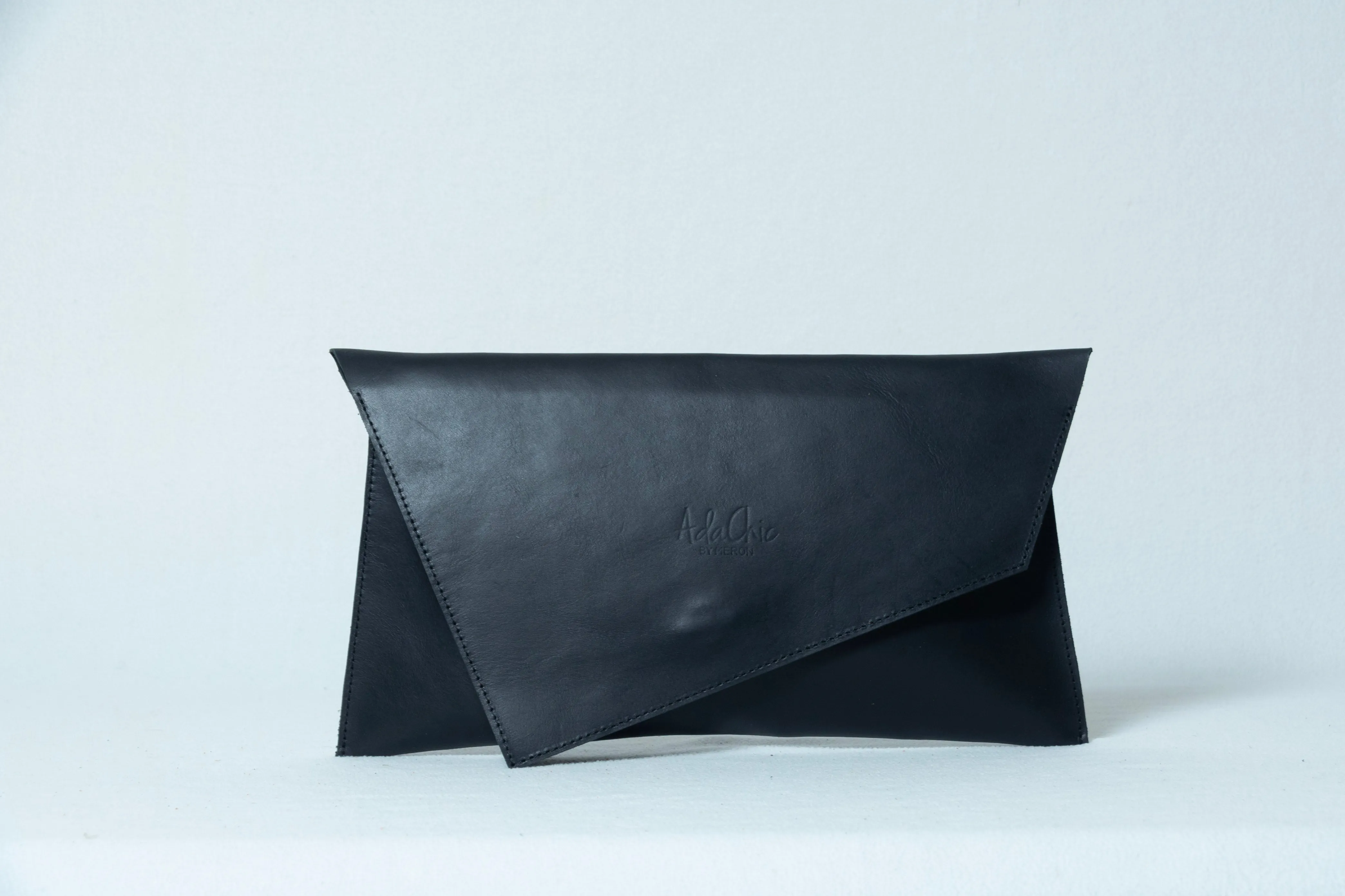 Ada Angle Sustainable Leather Clutch