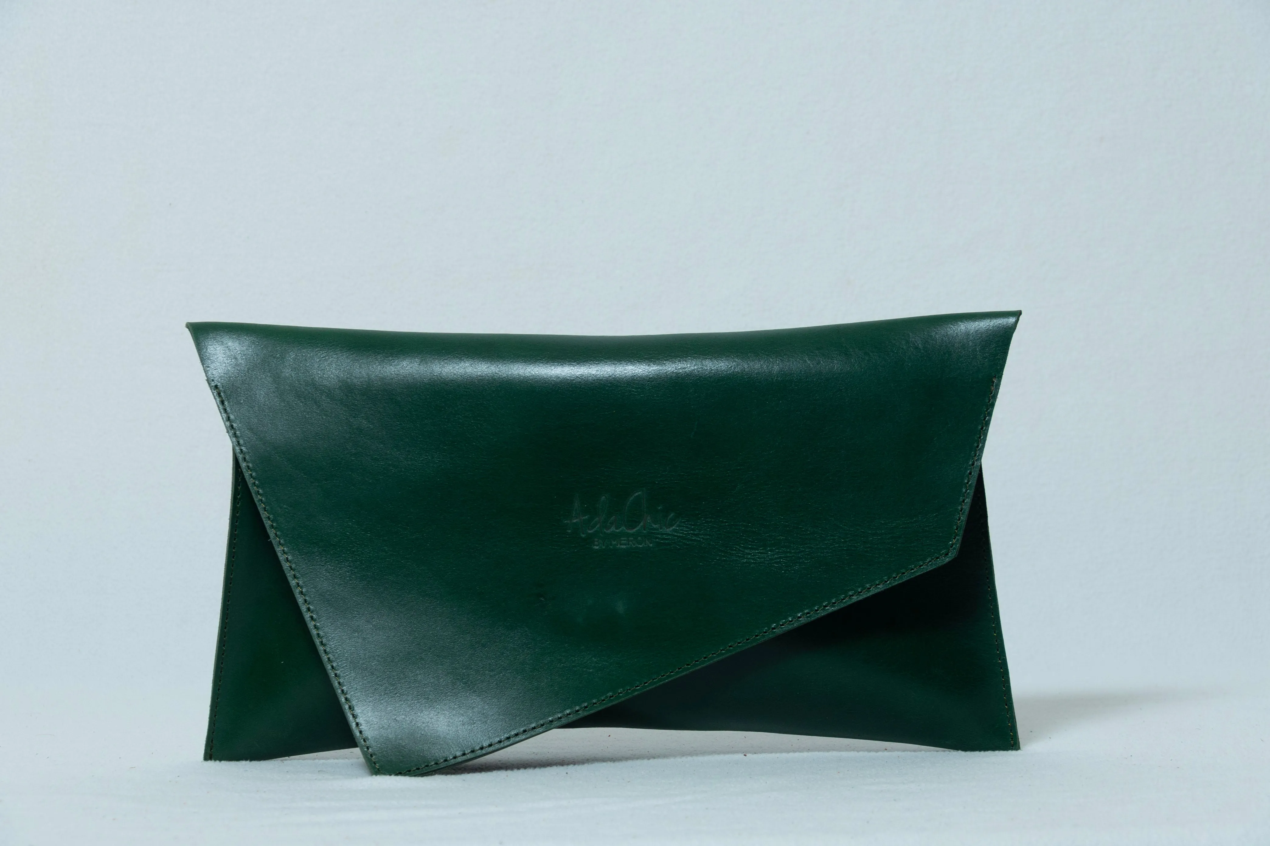 Ada Angle Sustainable Leather Clutch