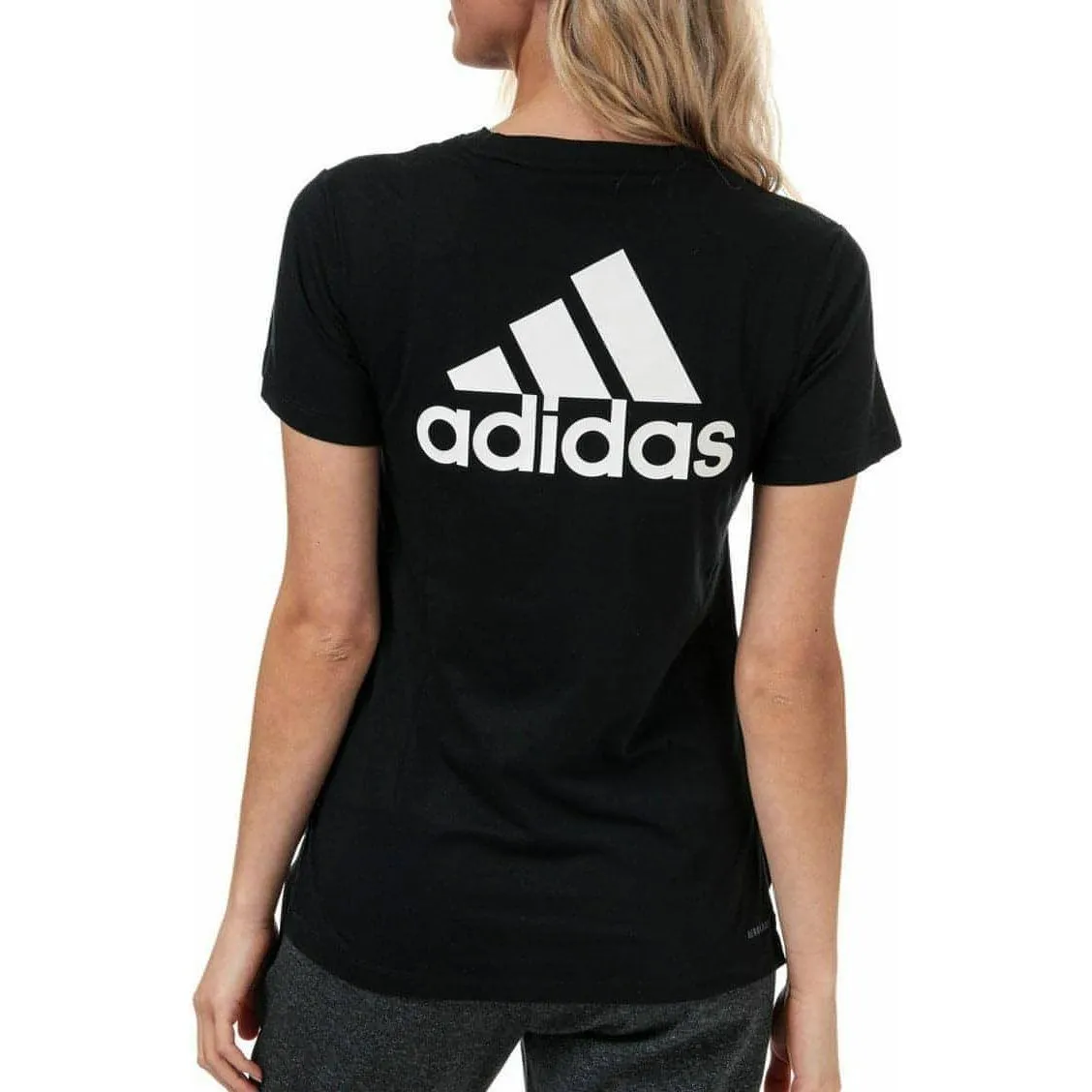 adidas Go To Short Sleeve Womens Training Top - Black