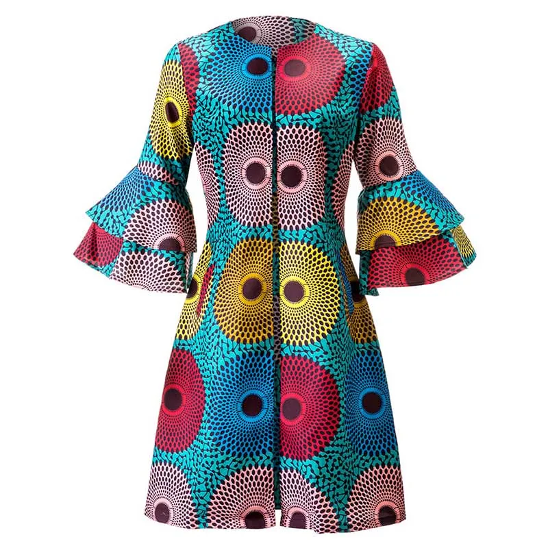 African Midi Jacket Ankara Print For Women