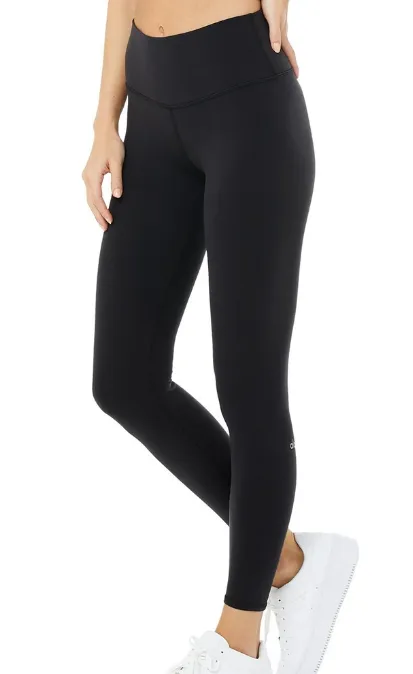 Alo Yoga 7/8 HW Airbrush legging Black W5604R-BLACK