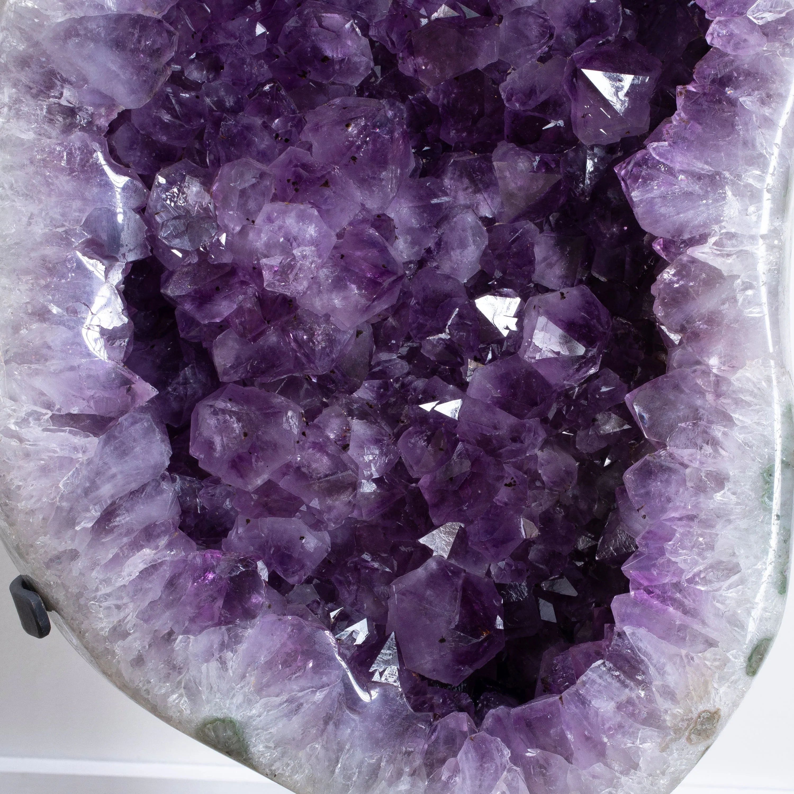 Amethyst Geode from Brazil on Custom Stand- 29 / 52 lbs