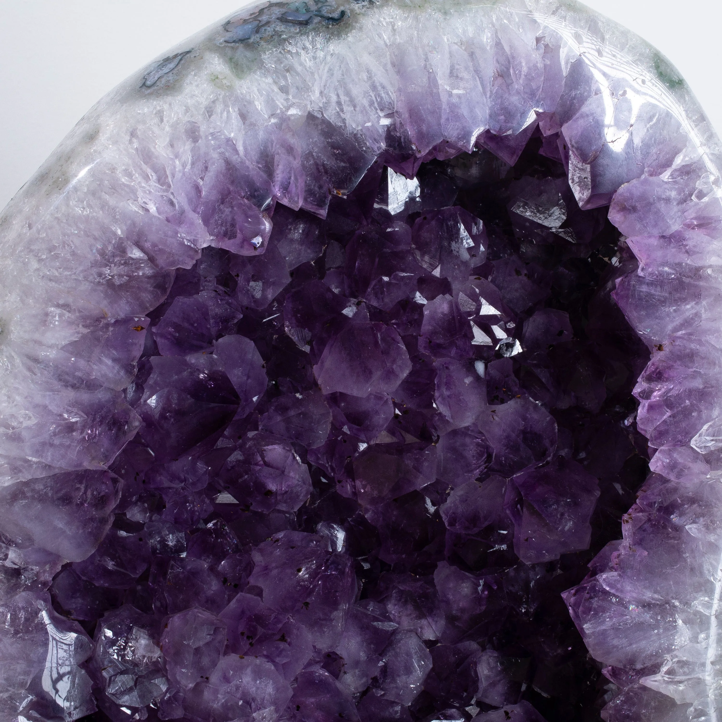 Amethyst Geode from Brazil on Custom Stand- 29 / 52 lbs