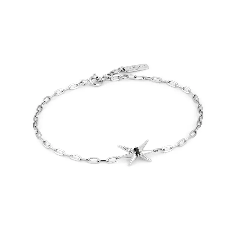 Ania Haie Silver Spike Chain Bracelet