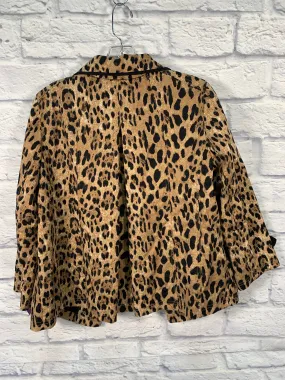 Animal Print Blazer White House Black Market, Size M