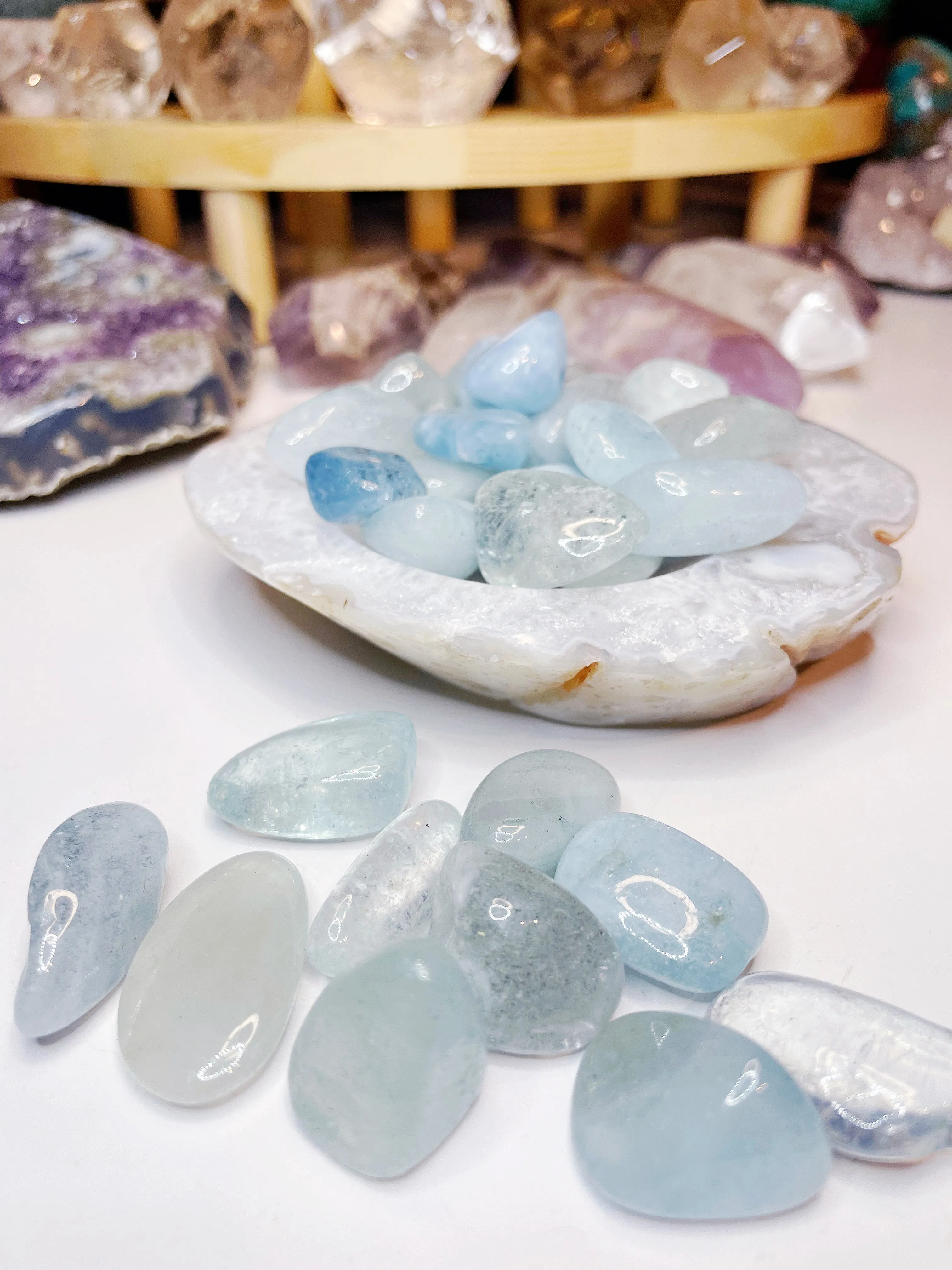 Aquamarine Tumbled Stone