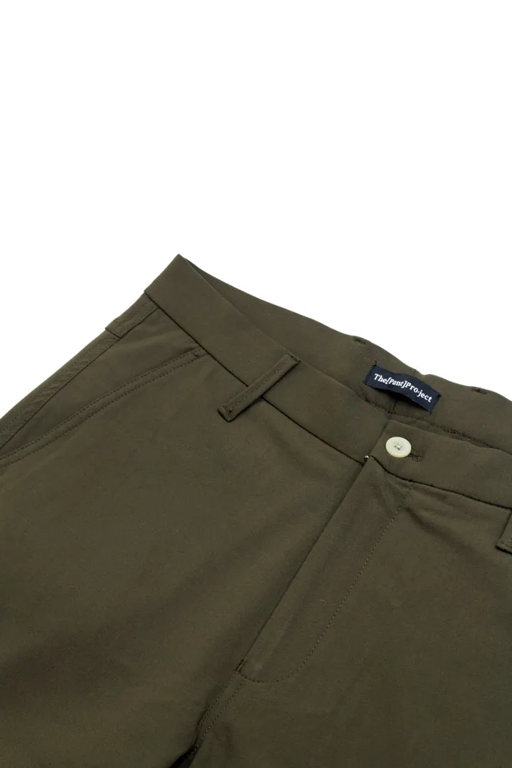 Army Olive Stretch Cargo Shorts