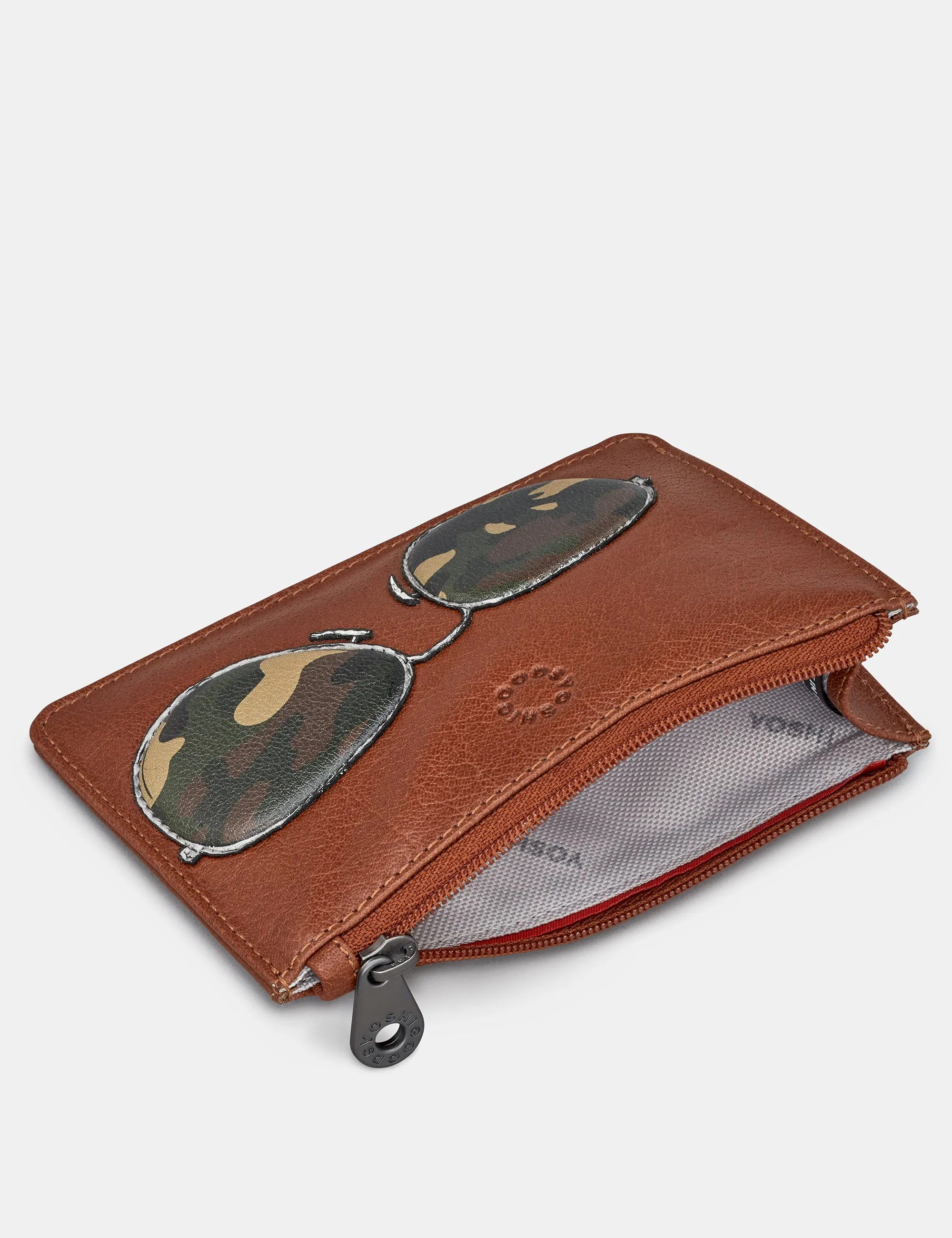 Aviators Brown Leather Franklin Purse