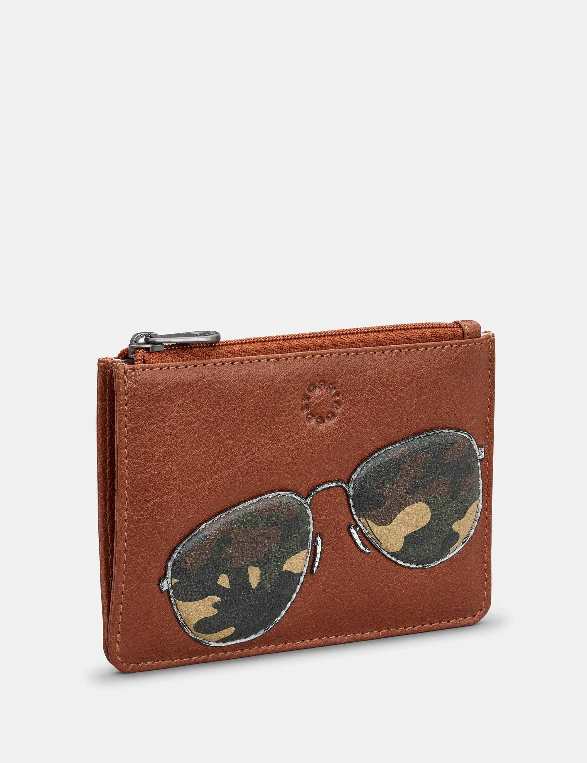 Aviators Brown Leather Franklin Purse