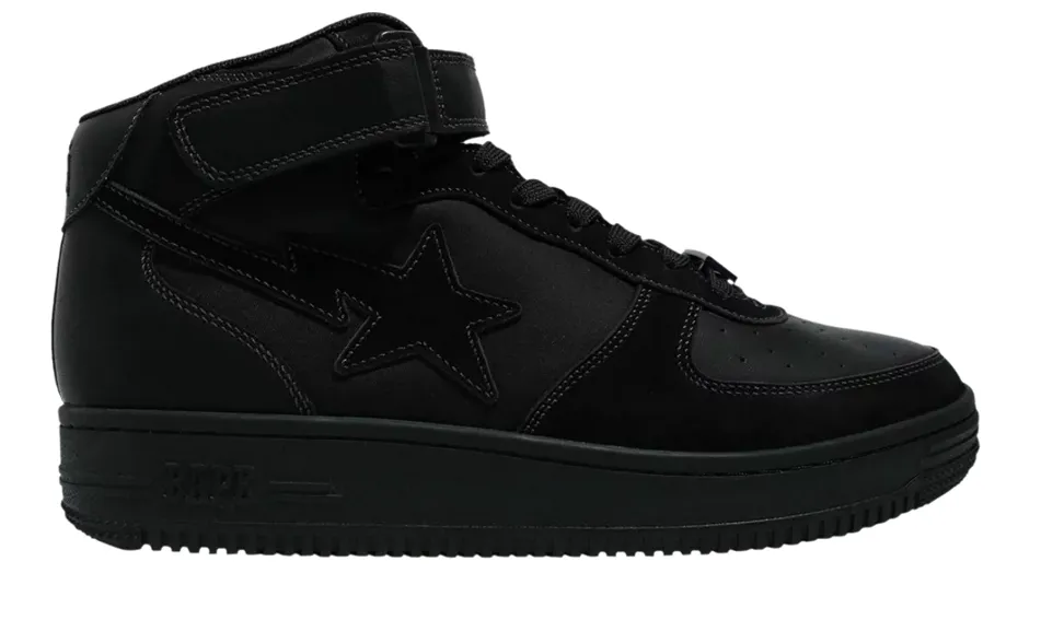 BAPE MILITARY BAPE STA MID BLACK 1H30191006-BLACK