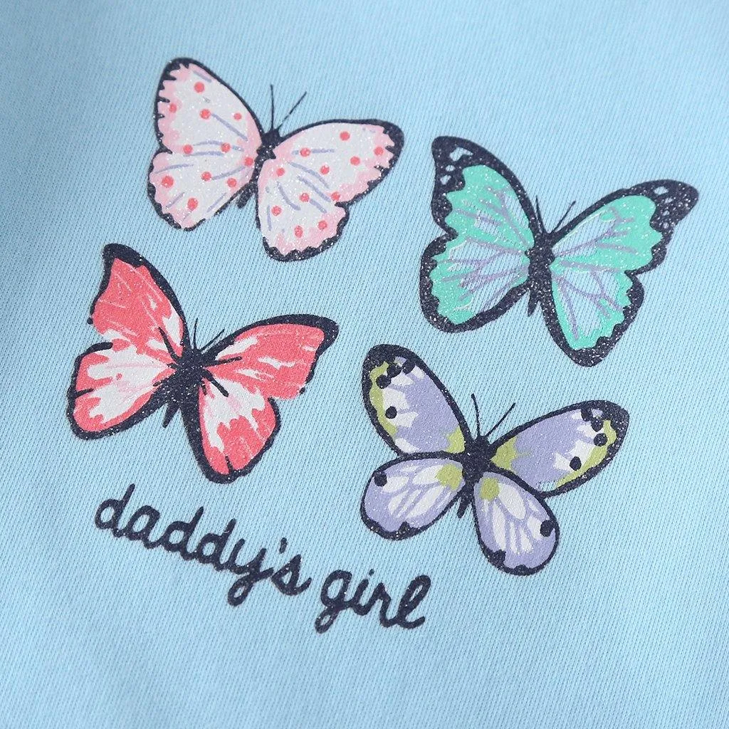 Beautiful Butterfly Romper Set For Your Baby Girl - 2 Piece