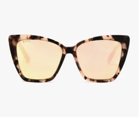 Becky II Himalayan Tortoise/Taupe Flash Sunglasses