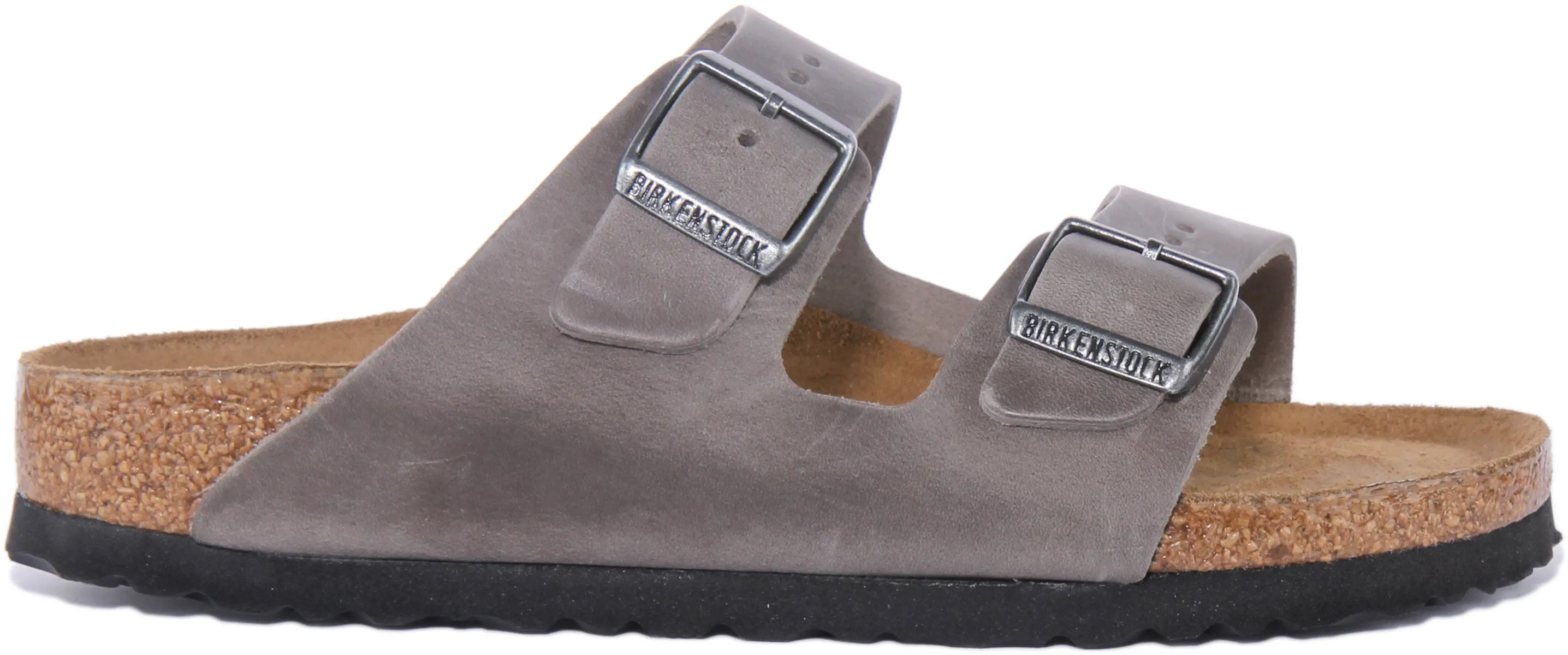 Birkenstock Arizona Sbf In Grey For Unisex | Narrow Fit