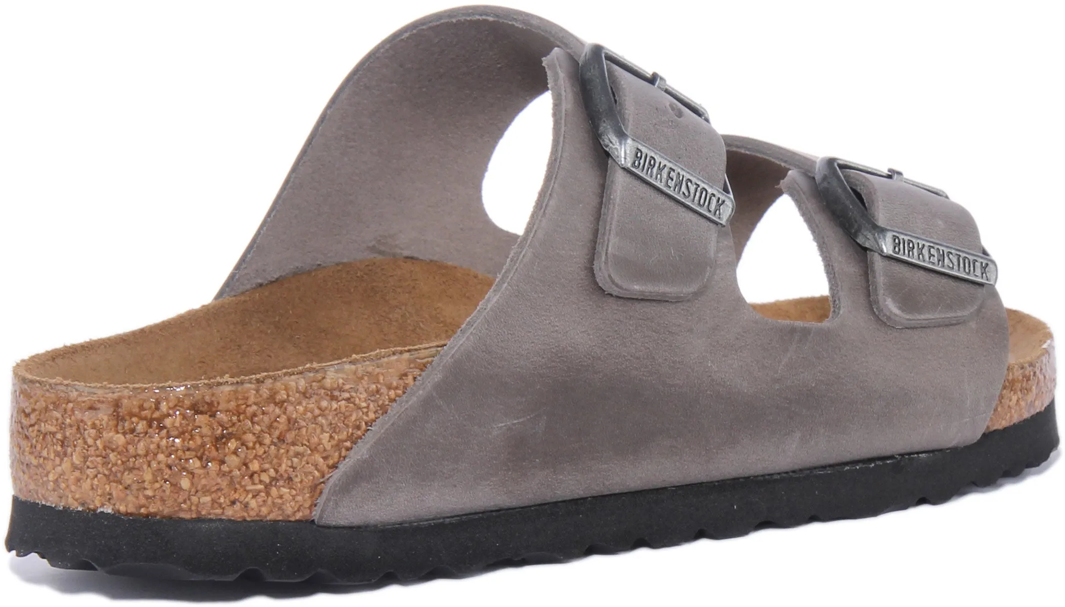 Birkenstock Arizona Sbf In Grey For Unisex | Narrow Fit