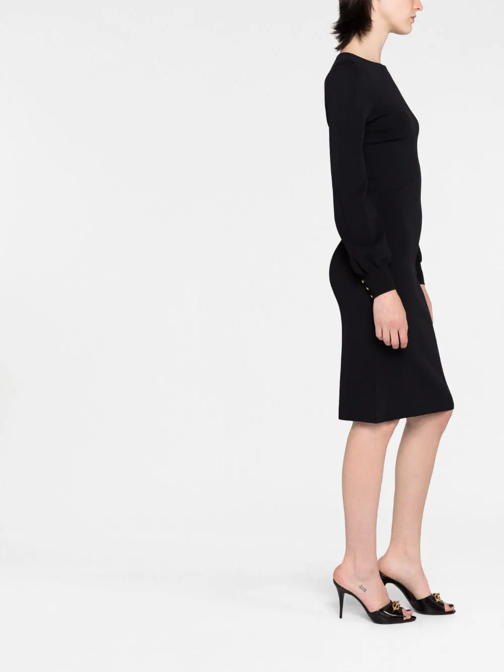 BISHOP-SLEEVE DRESS