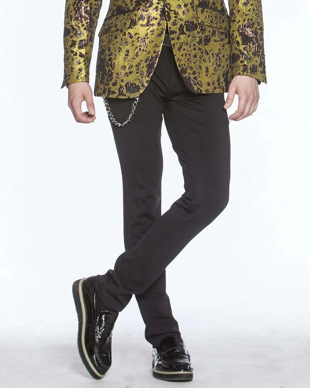 Black Stretch Pants - prom - slim Fit - pants