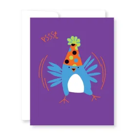 Blue Bird Birthday Card