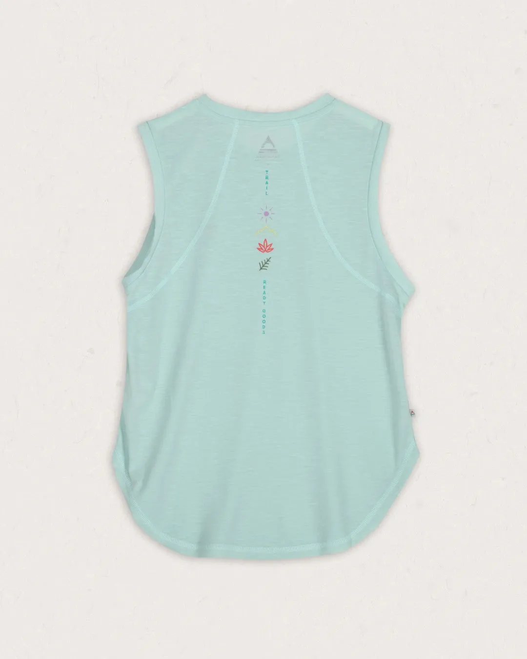 Blue Bird Recycled Active Vest - Mint Green