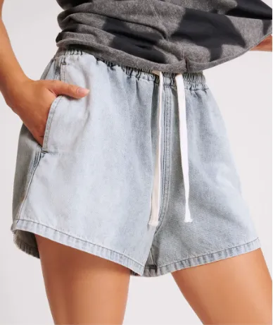 Blue Blossom Denim Boxer Short