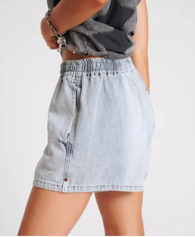 Blue Blossom Denim Boxer Short