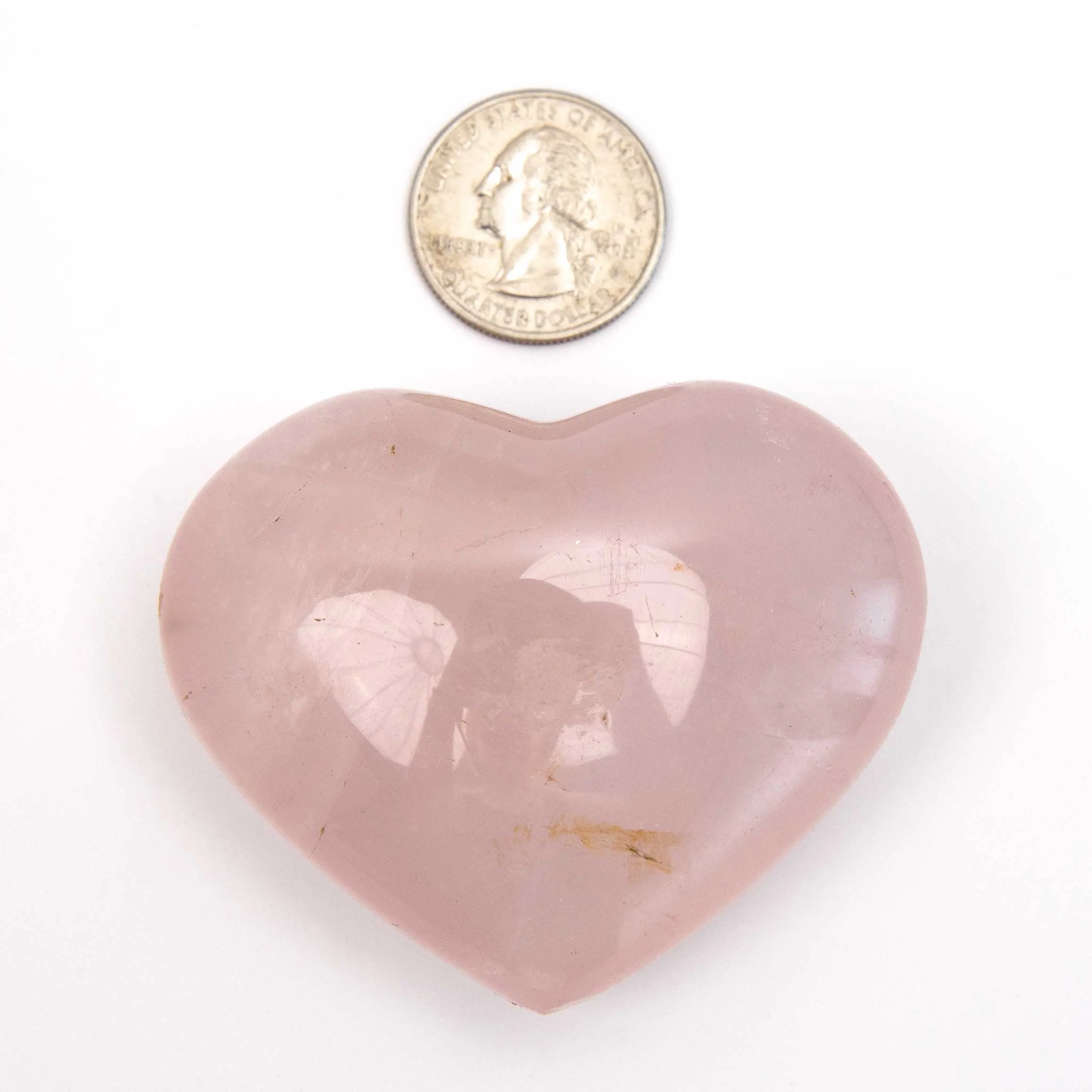 Blue Rose Quartz - Heart