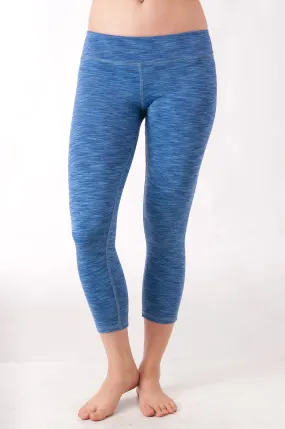 Blue Space Dye Capris