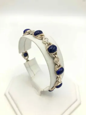 Blue Sterling Silver Pre Loved ss Bracelet