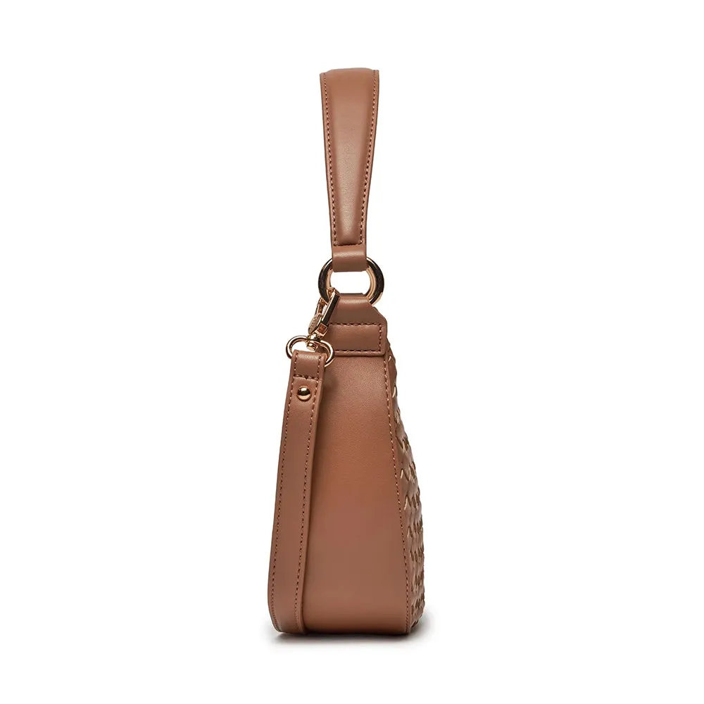 Borsa Donna Hobo LIU JO Better Intrecciata Marrone