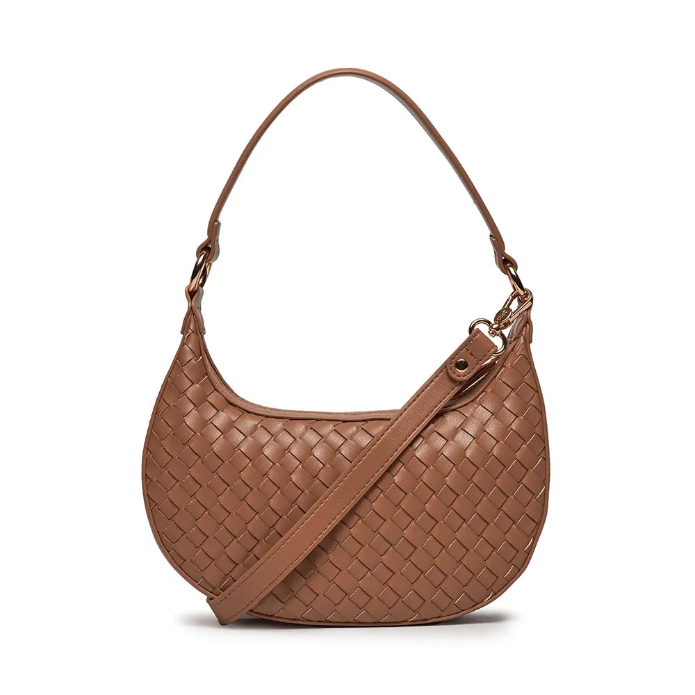 Borsa Donna Hobo LIU JO Better Intrecciata Marrone