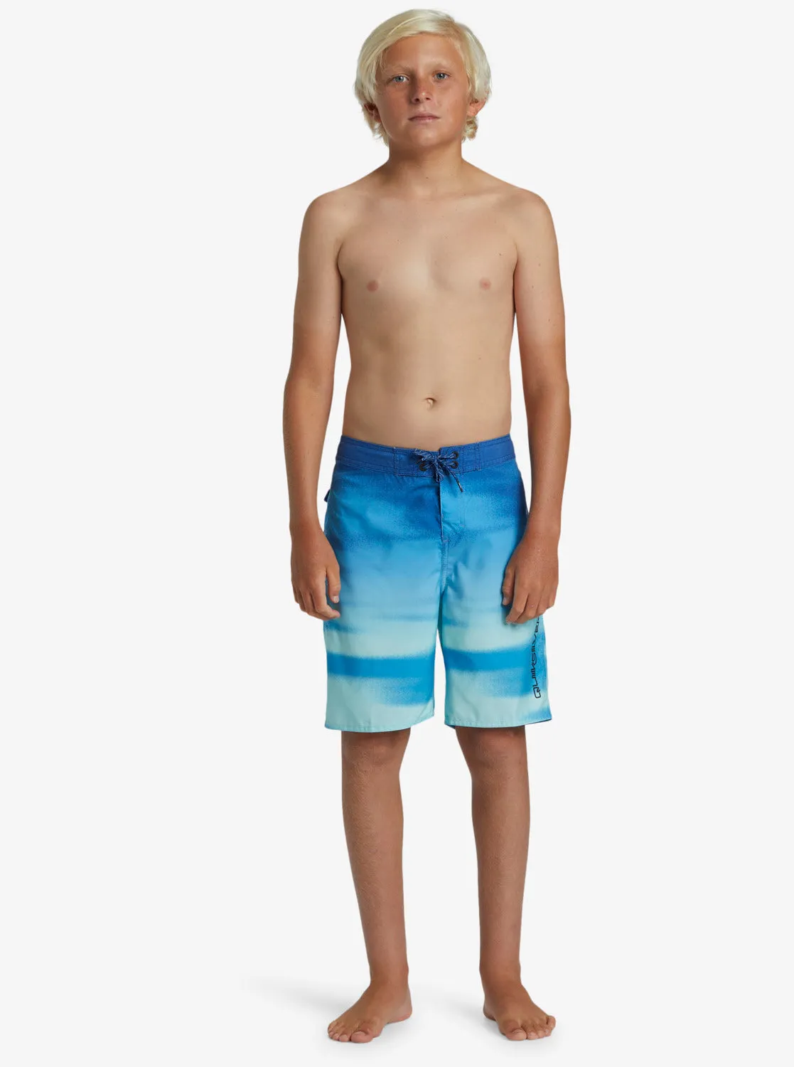 Boys 8-16 Everyday Fade 17" Boardshorts - Swedish Blue