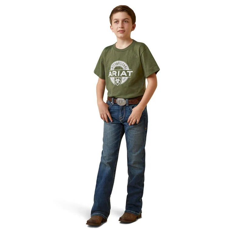 Boy's Ariat B4 Relaxed Rafael Boot Cut Jean