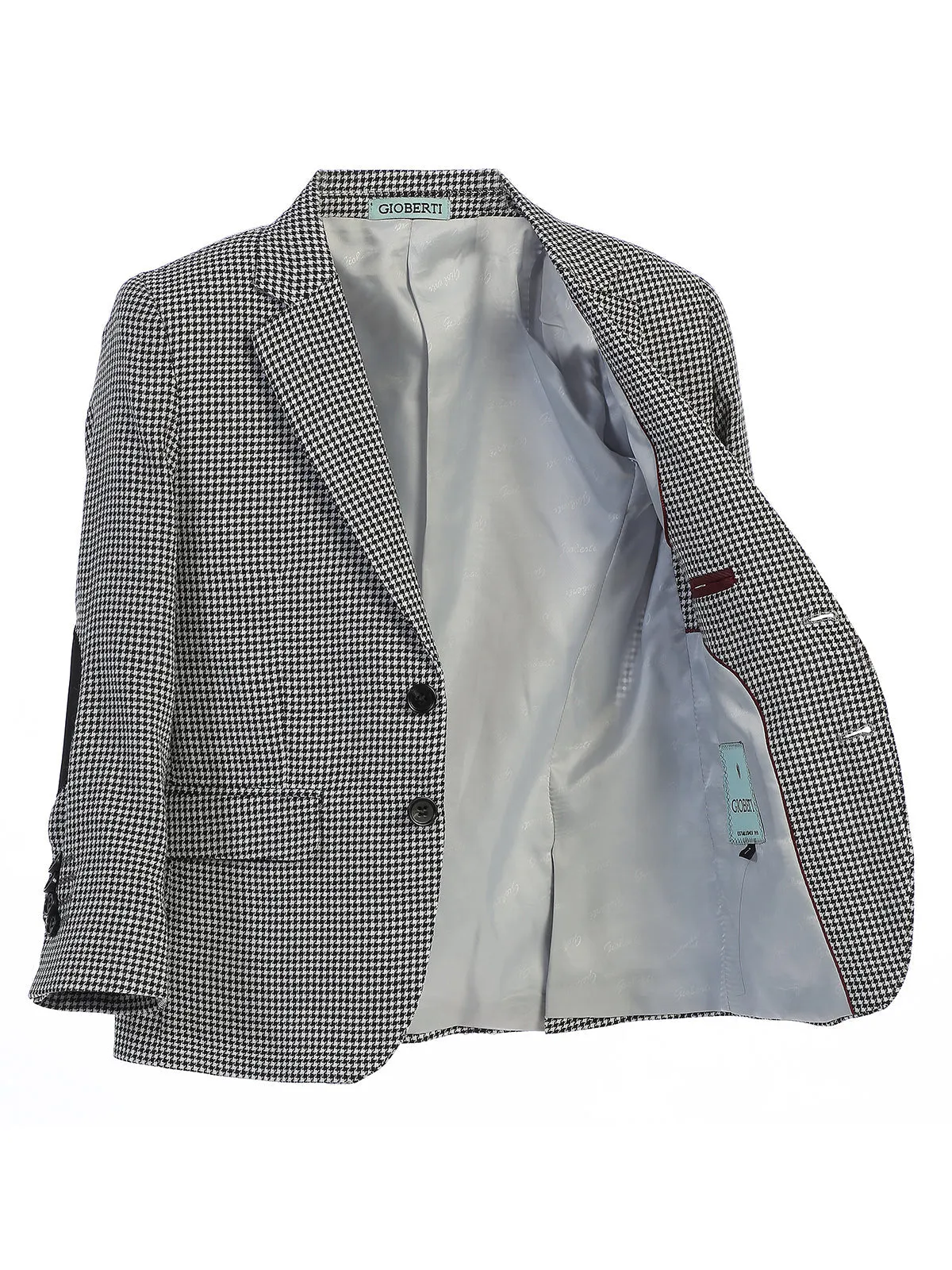 Boy's Houndstooth Blazer