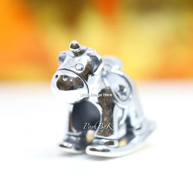 Bruno the Unicorn Rocking Horse Charm 798437C00