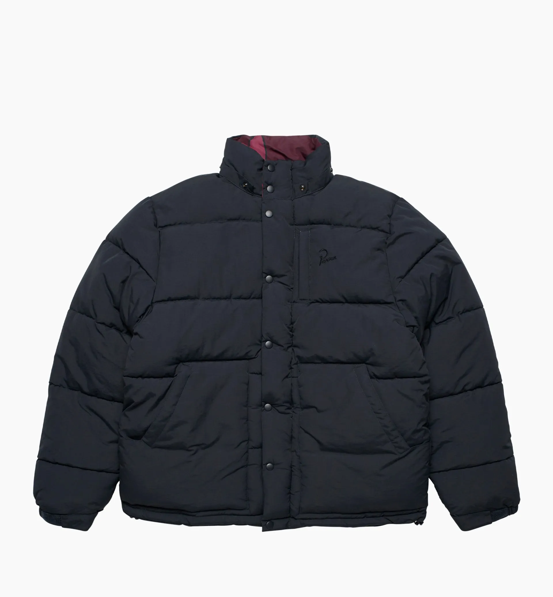 by Parra The Secret Garden Puffer Jacket 'Navy Blue'