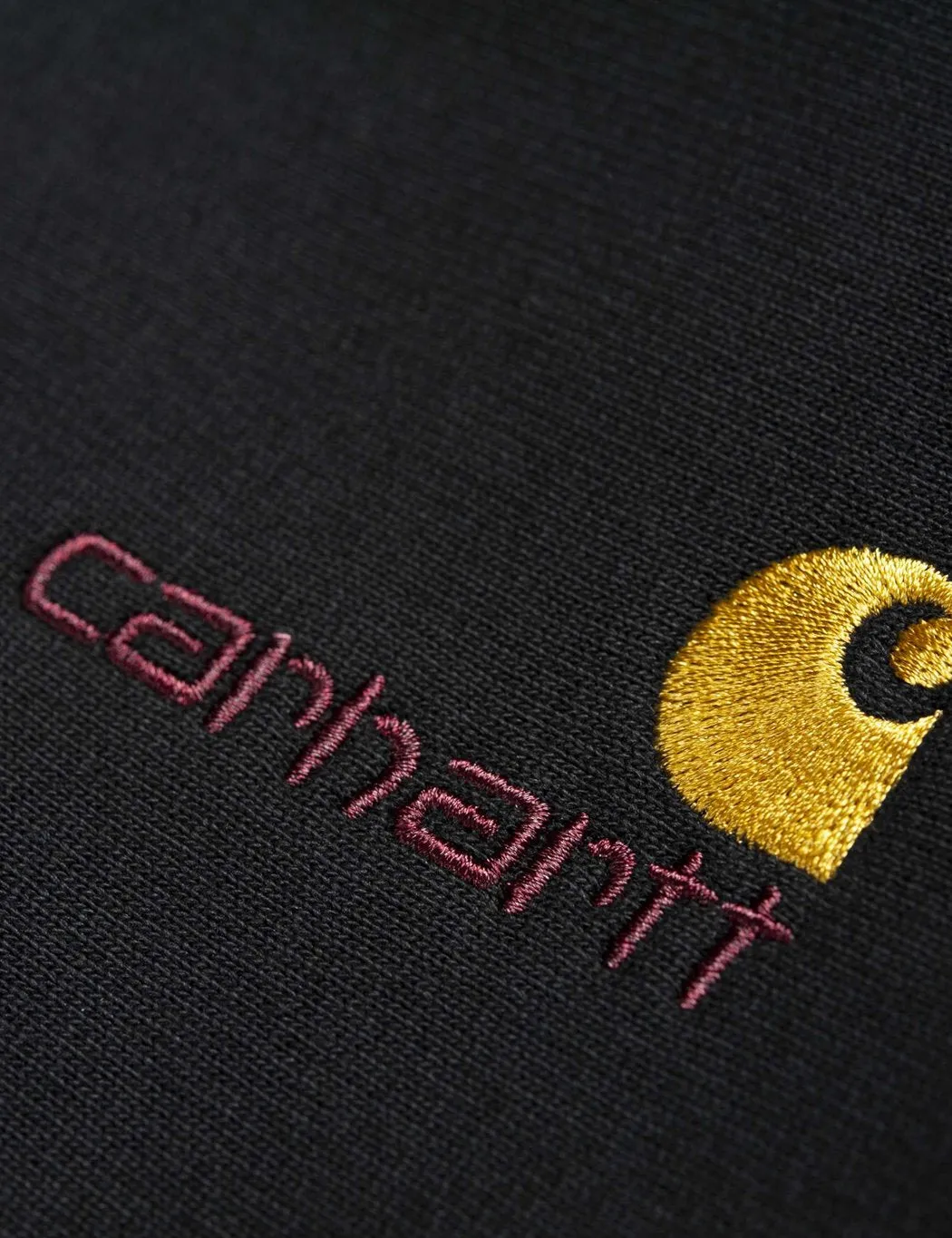 Carhartt-WIP American Script Hooded Sweatshirt - Black