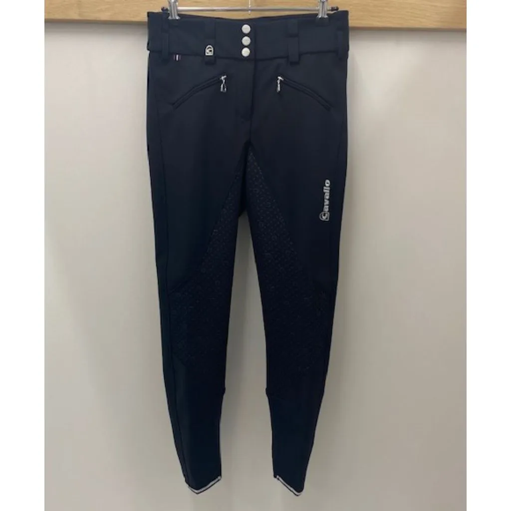 Cavallo Caja G Hi Waist Full Seat Ladies Breeches BLACK