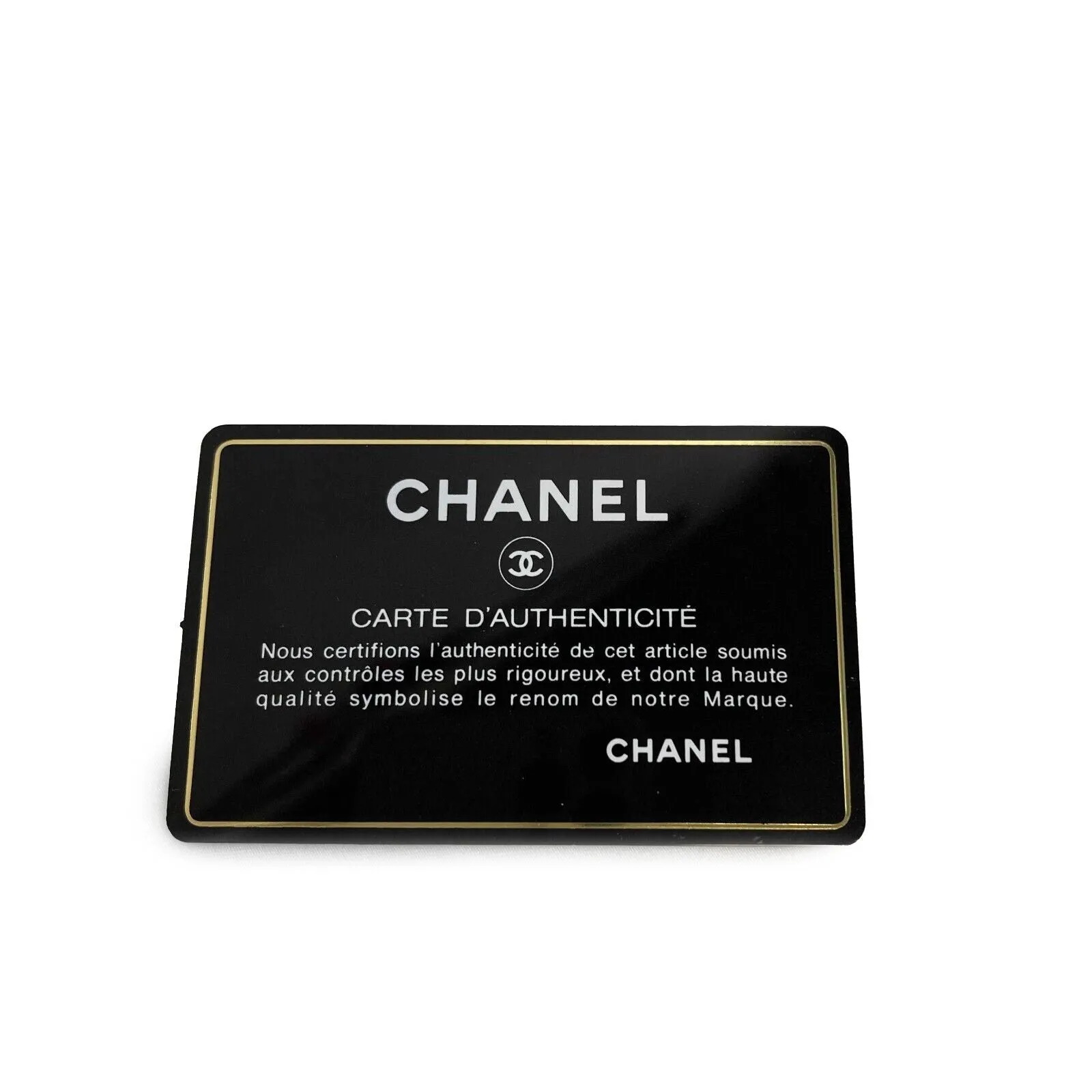 CHANEL - CC Card Holder With Pearl Chain Shoulder Strap