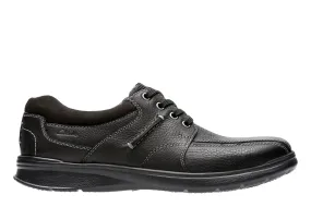 Clarks Cotrell Walk Black Oily Leather - Standard Width