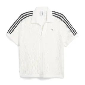   CLOT Crochet Polo Shirt 'White'