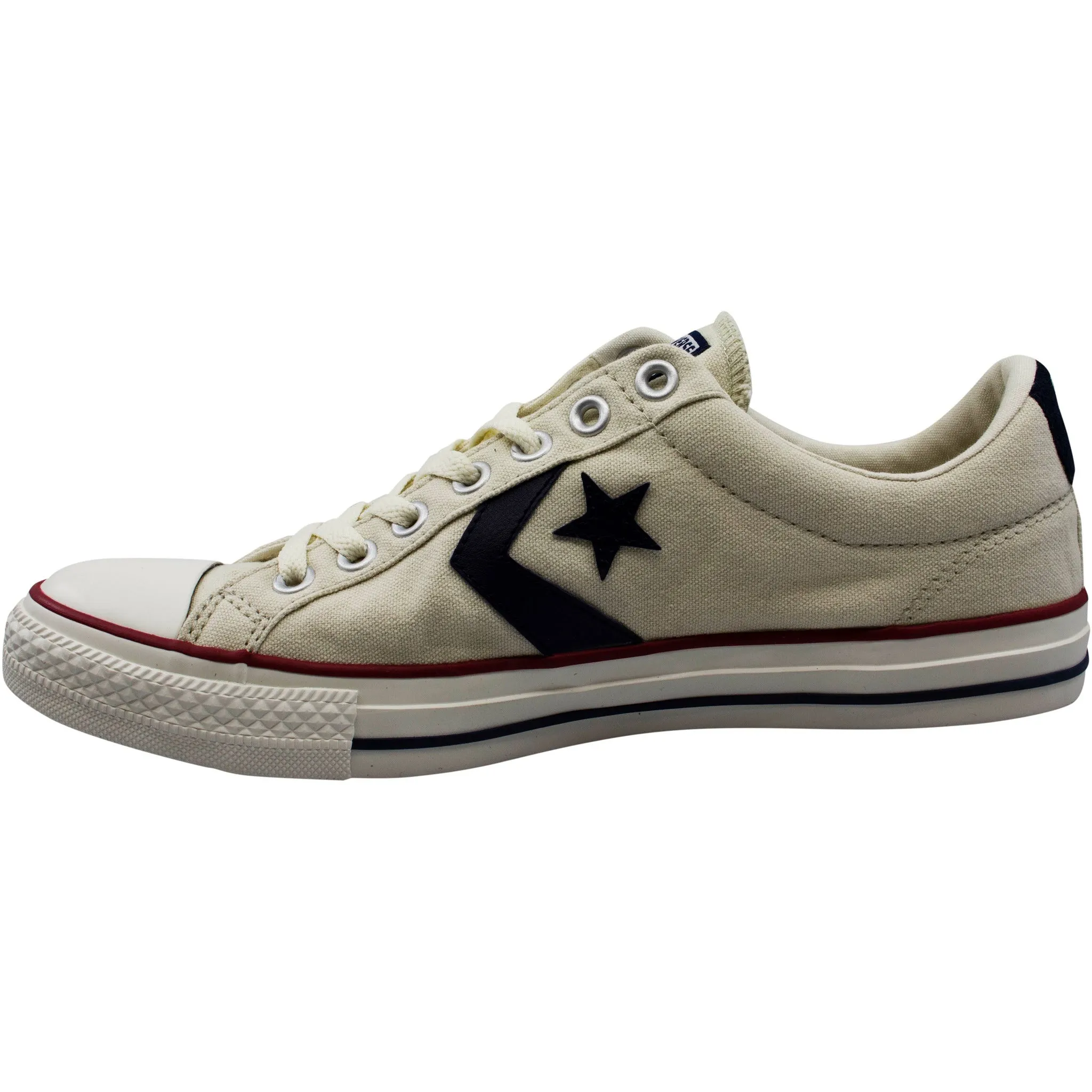 Converse Star Player EV OX Low Lace Up Beige Canvas Unisex Plimsolls 137680C