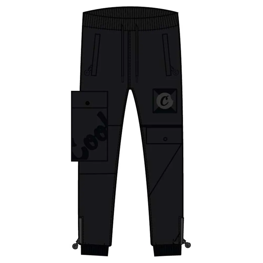 Cookies SF Men Monaco Fleece Cargo Sweatpant (Black)