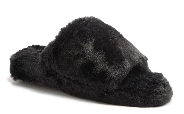 'Cozy Days' Slippers - Black