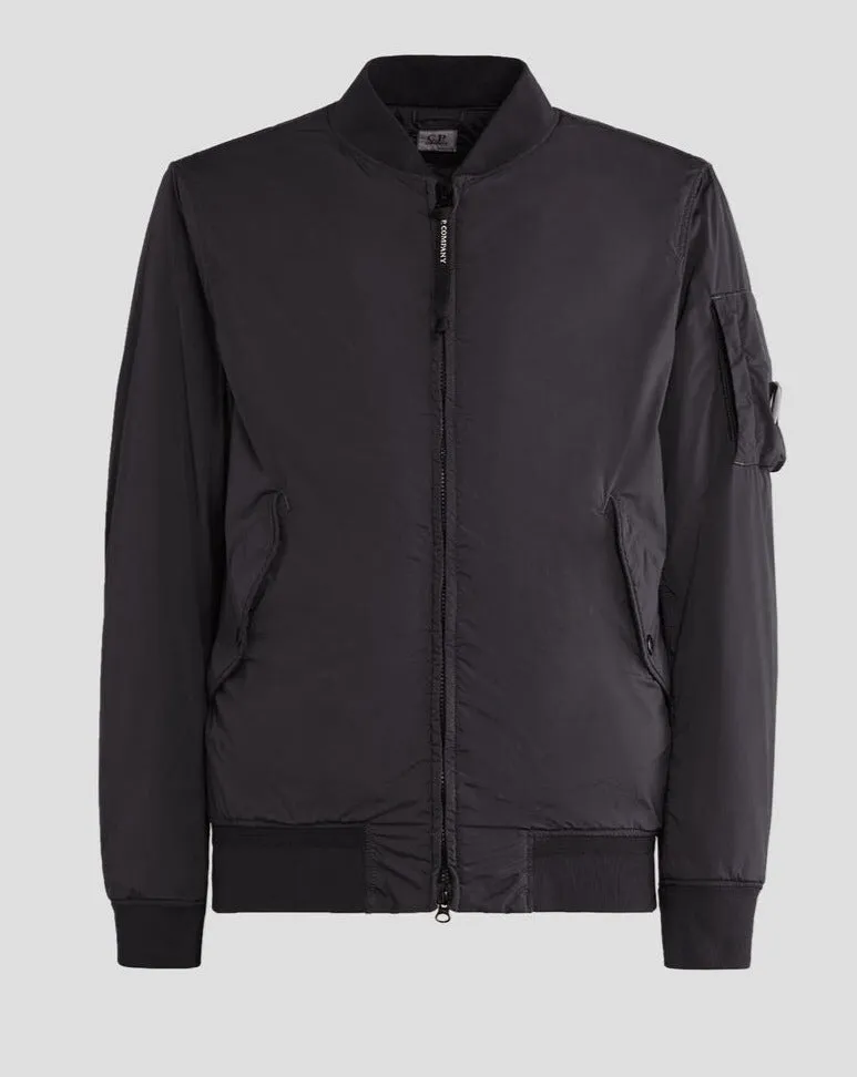 C.P. Company Nycra-R Bomber Jacket / Black