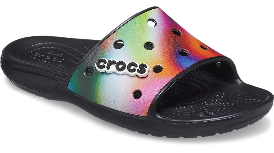 Crocs Classic Solarised Slide Black Multi