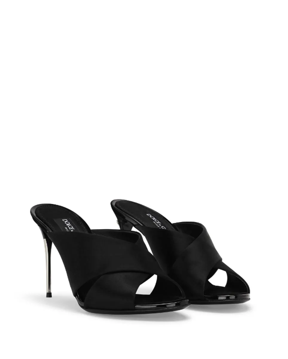 CROSSOVER-STRAP STILETTO MULES