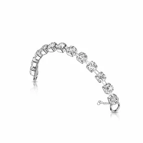 Crystal set Connector Chain - Silver